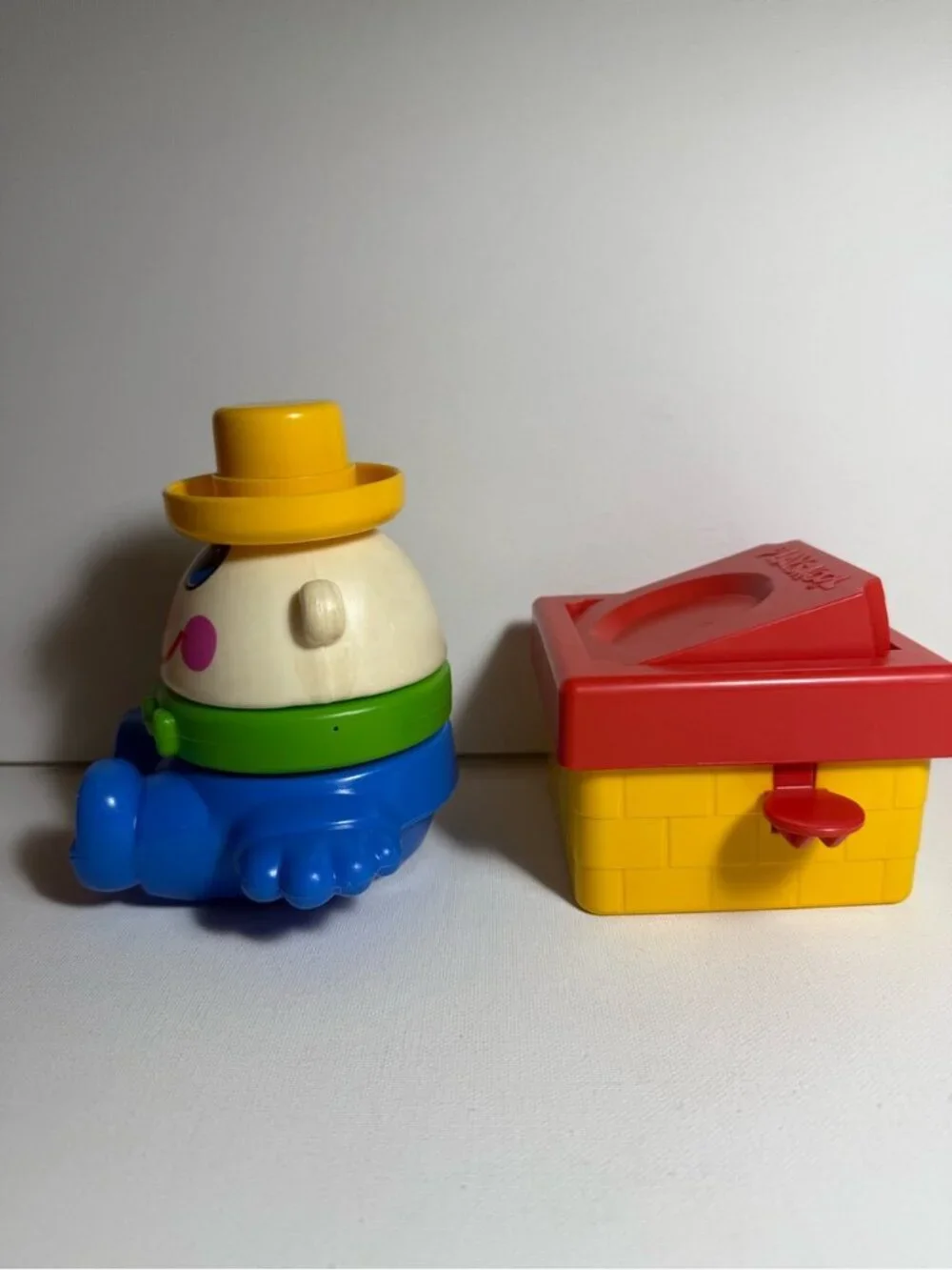 Vintage Playskool Pop Up Humpty Dumpty Stacking Toy 1986 GUC